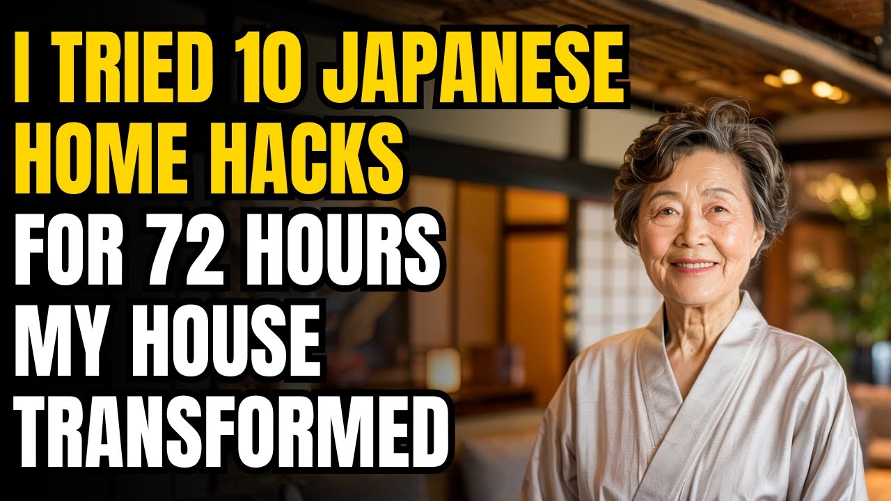 I Tried 10 Japanese Home Hacks for 72 Hours — My House TRANSFORMED