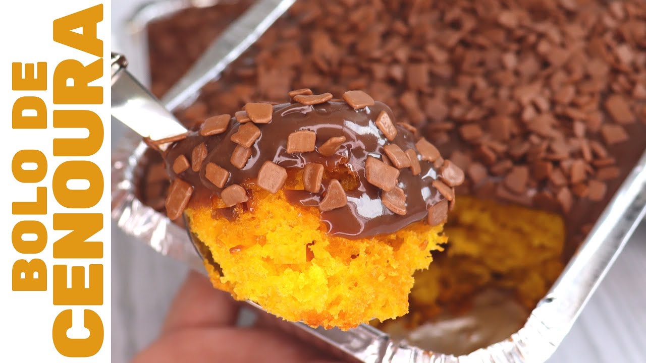 BOLO DE CENOURA NA MARMITA: VENDA MUITO NO DELIVERY! | Fofinho, rápido, fácil e MUITO CHOCOLATUDO!