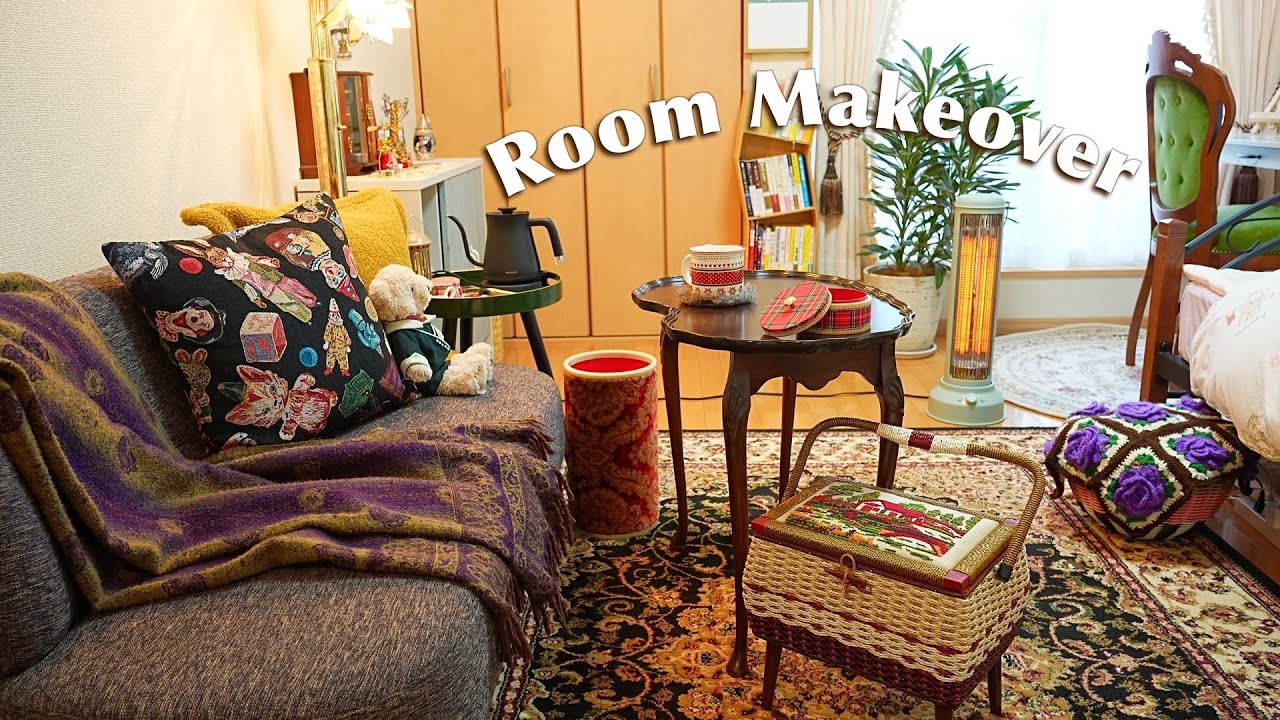 ヴィンテージを愉しむ冬のお部屋作り🕰️｜Creating a Cozy Winter Interior with Vintage Style.
