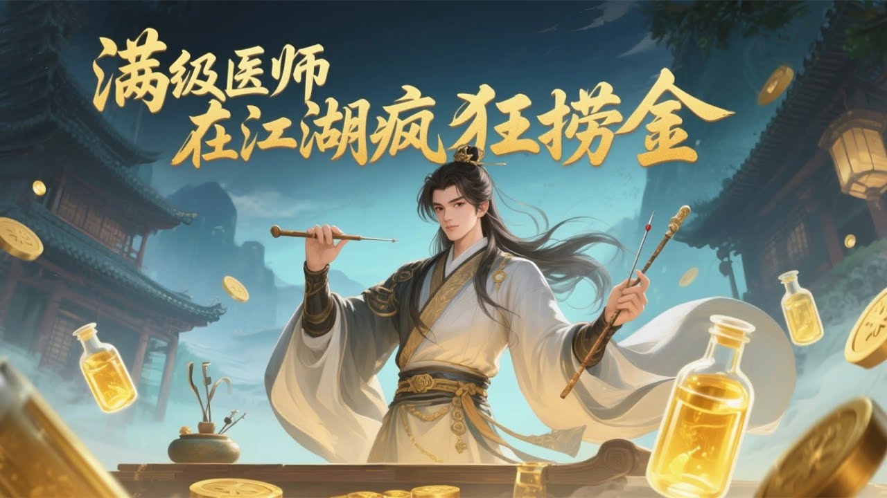 【满级医师，在江湖疯狂捞金】🔥他穿越综武世界，觉醒医圣系统，开局获得满级医术，成为一代神医，每一次医治病人，就会获得功德和奖励，当所有人都已以为他只会医术时，没想到，他竟然早已经飞升成圣
