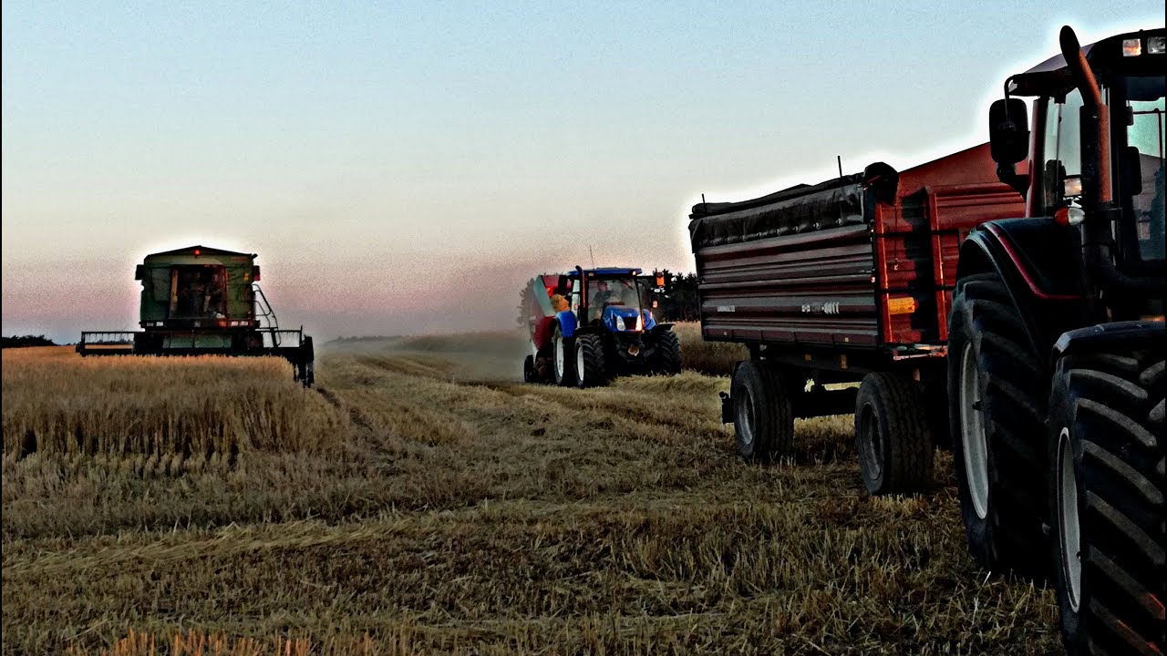 Żniwa 2017 **Jęczmień*John Deere*Valtra-HW*New Holland-Lely*Wielkopolska**