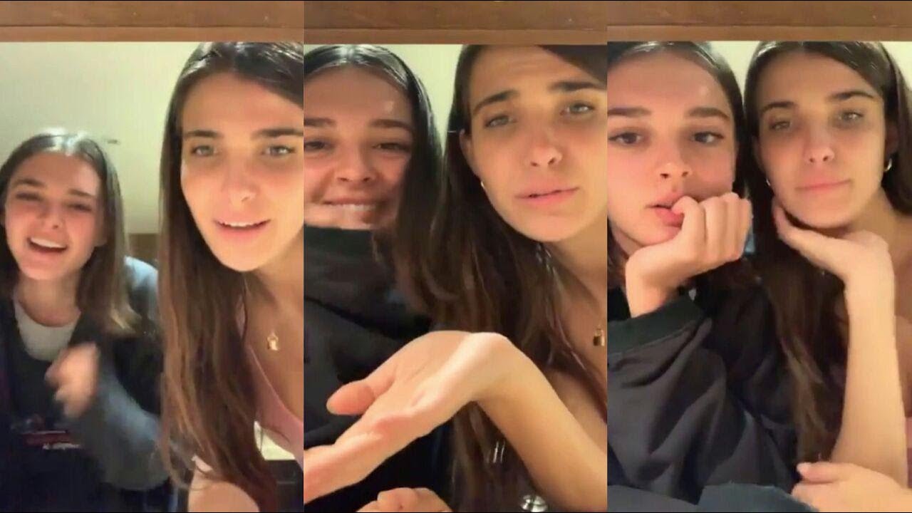 Charlotte Lawrence with Charlotte D'Alessio Instagram Livestream - July 9, 2019