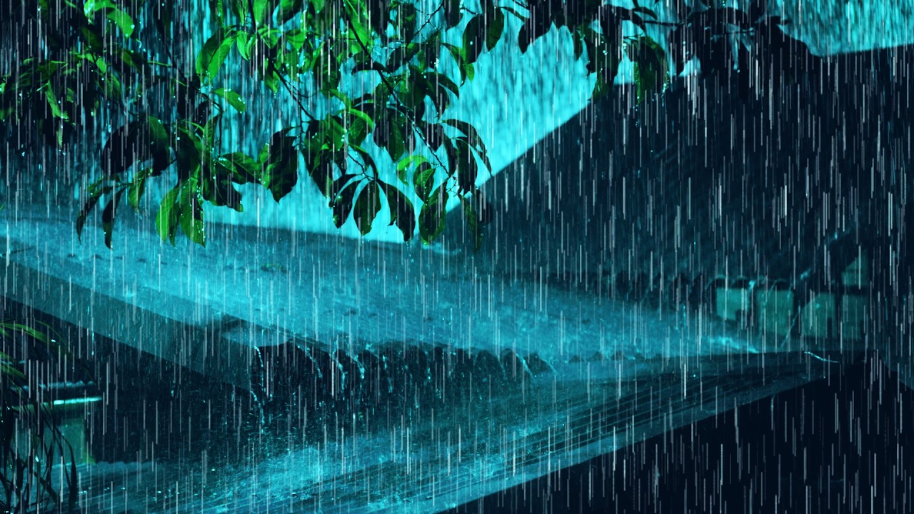 99% Fall Asleep In Minutes With Wild Rain & Aggressive Thunder Sounds And Strong Wind At Night