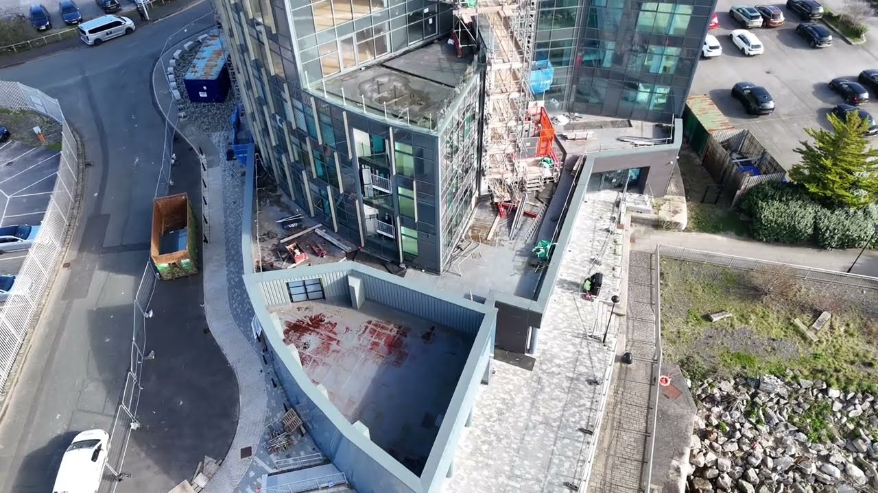 Work Finally Going On At Liverpool's Herculaneum Quay Tower