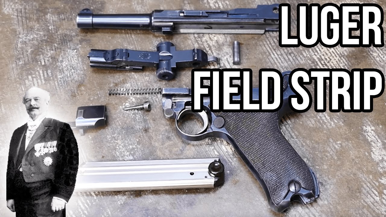 Luger 9mm Pistol Field Strip