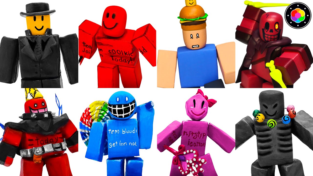 Creando TODO ROBLOX FORZAKEN 💥 (COOLKIDD SKINS y 007N7) de Plastilina | PlastiVerse