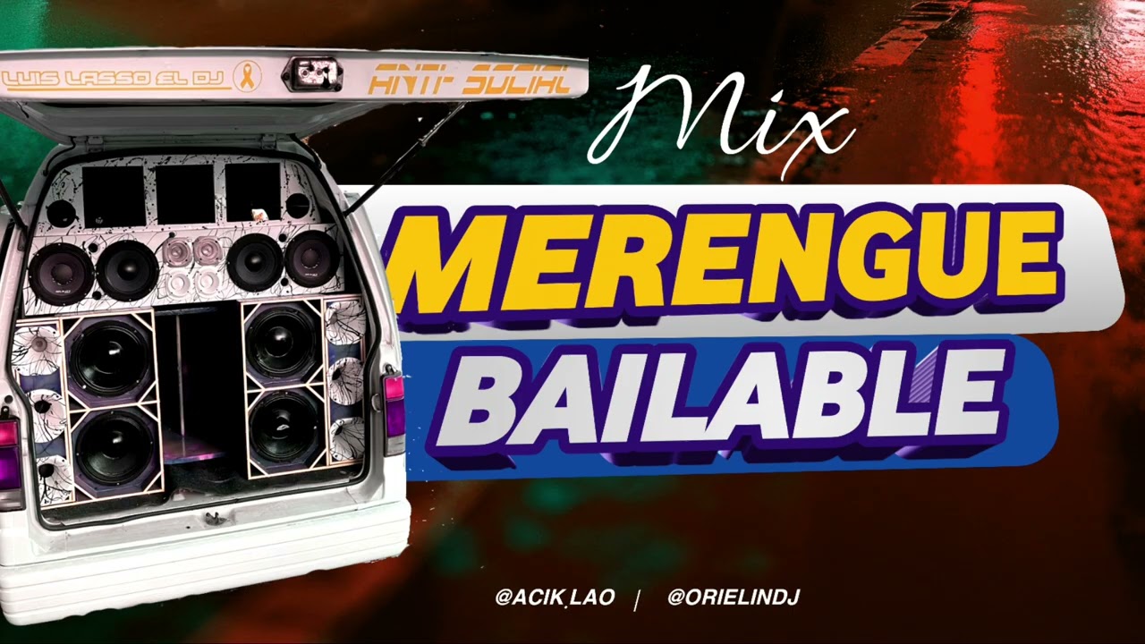 MERENGUE BAILABLE MIX 2025 - BY ORIELIN DJ - Elvis Crespo / Olga Tañon 