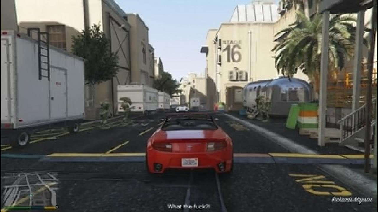 Doing 1st mission in GTA V