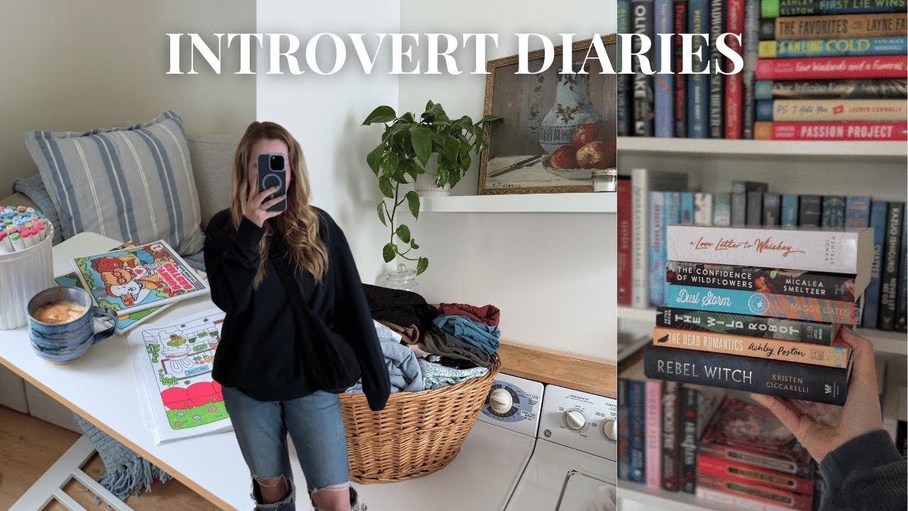 life of an introvert 💌 productive day at home, how I plan my week & new cozy hobby setup!!