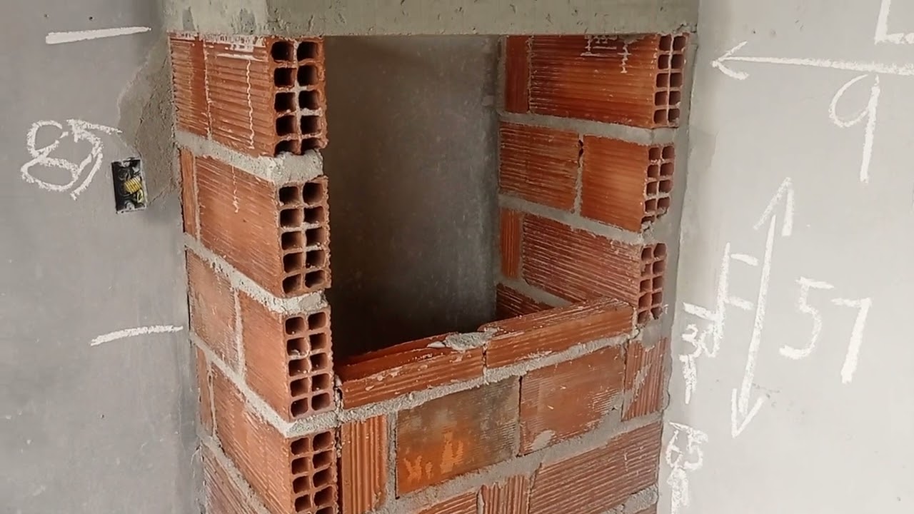 medidas de uma churrasqueira para  5 espetos, com acabamento de porcelanato..