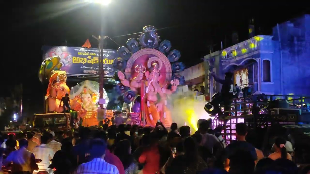 Yuva youth Ganesh Aagman part 1 yuva ka hawa🕺🚩😍🙏🏻2023 Armoor #ganesh #armoor #viral #trending #video