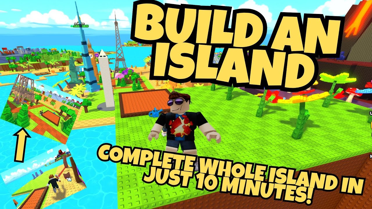 Roblox Build an Island: Completed the Whole Island in 10 Minutes!