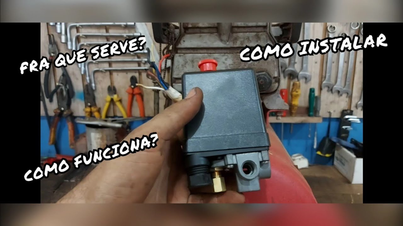 COMO TROCAR PRESSOSTATO (AUTOMÁTICO) DE UM MOTOCOMPRESSOR DE AR