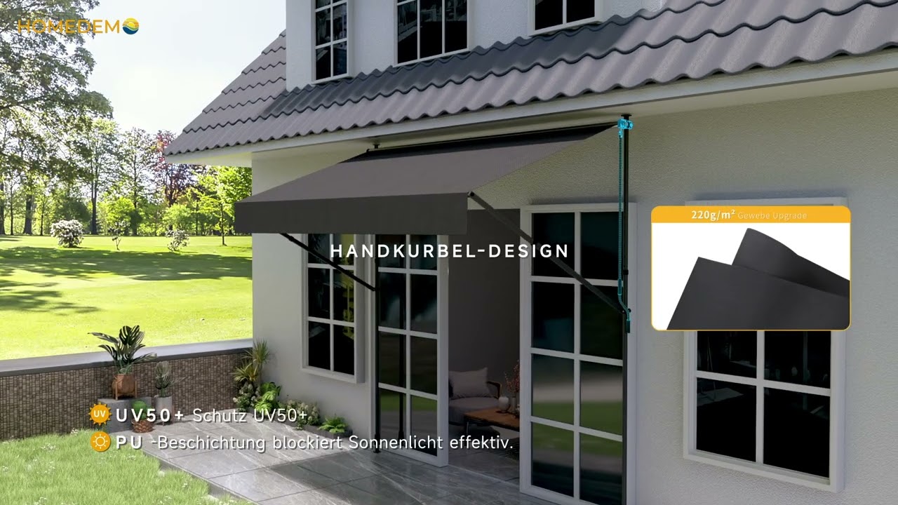 DE-Pole Awning-Retractable Model Brand Promotion