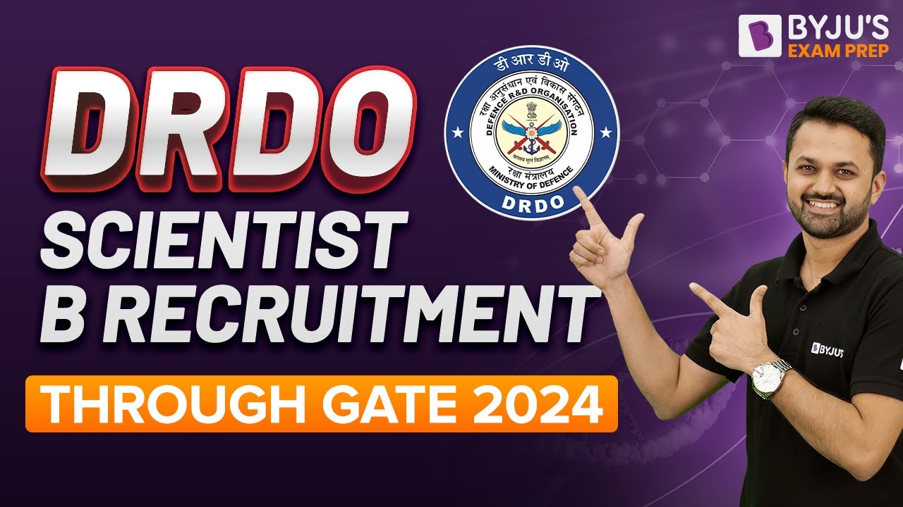 Good News!! DRDO Scientist B Recruitment Through GATE 2024 | BYJU'S GATE