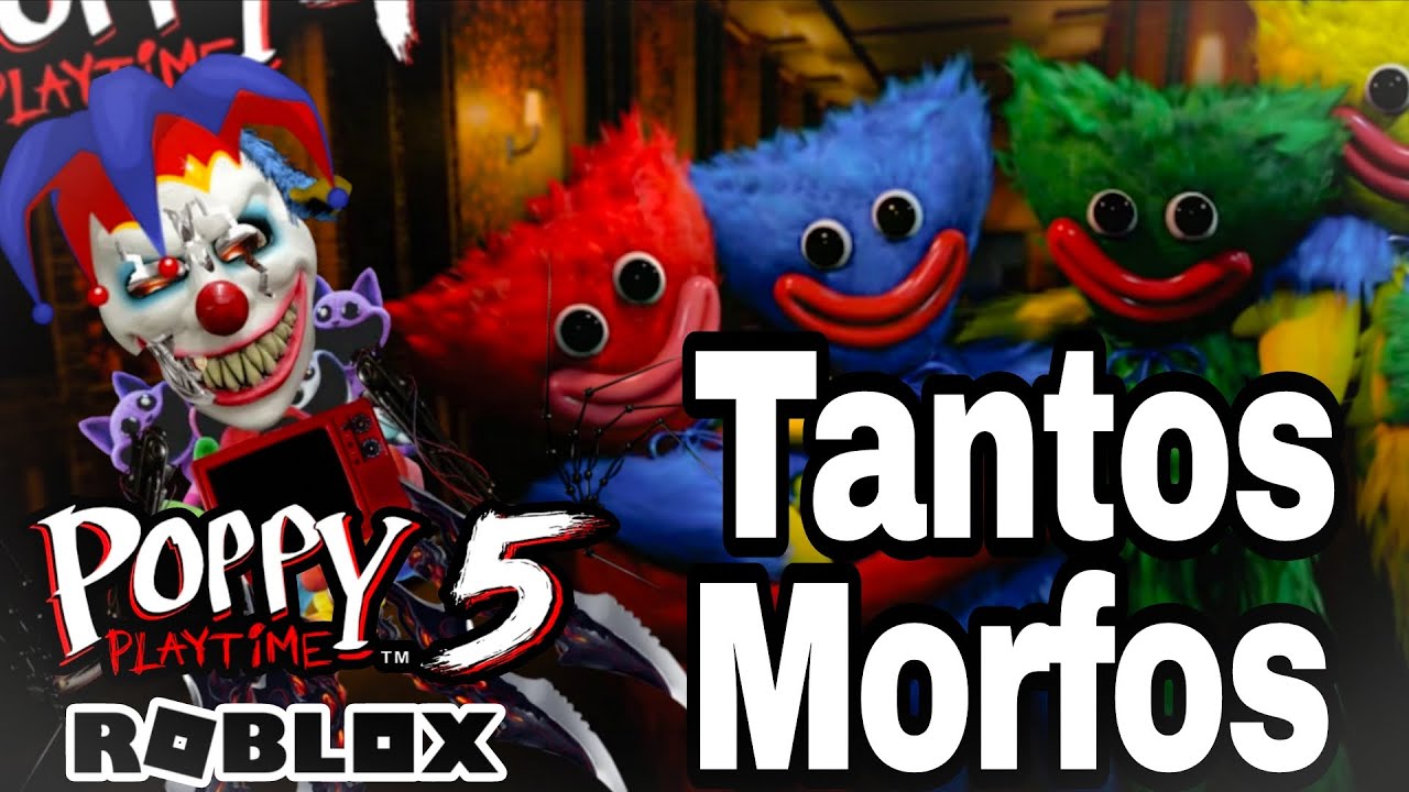 ACABEI ACHANDO O LAR DOS MORFOS! POPPY PLAYTIME CAPÍTULO 5 -Roblox horror 