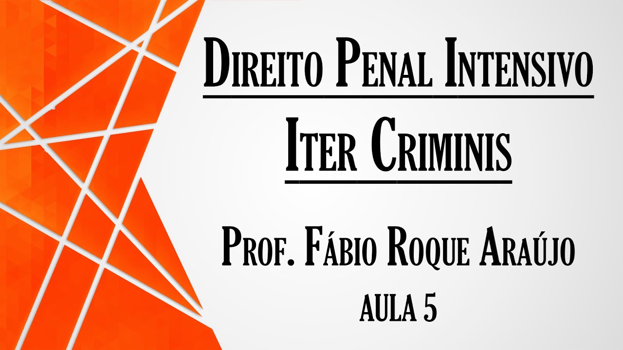 Iter Criminis - Aula 5 | Curso de Direito Penal INTENSIVO - Parte Geral