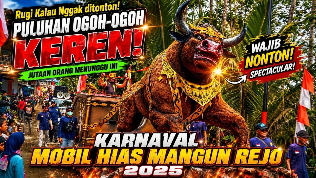 Karnaval Mobil Hias Terbaik, Desa Mangunrejo Kalikajar Wonosobo 2025
