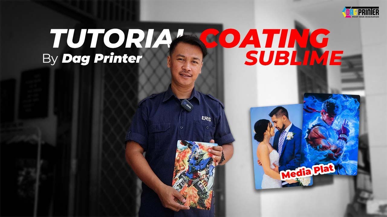 TUTORIAL COATING SUBLIMASI MEDIA PLAT !!!