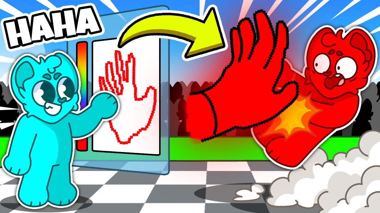 NARYSUJ RĘKE DO UDERZANIA w Roblox 👋🖌️🎨