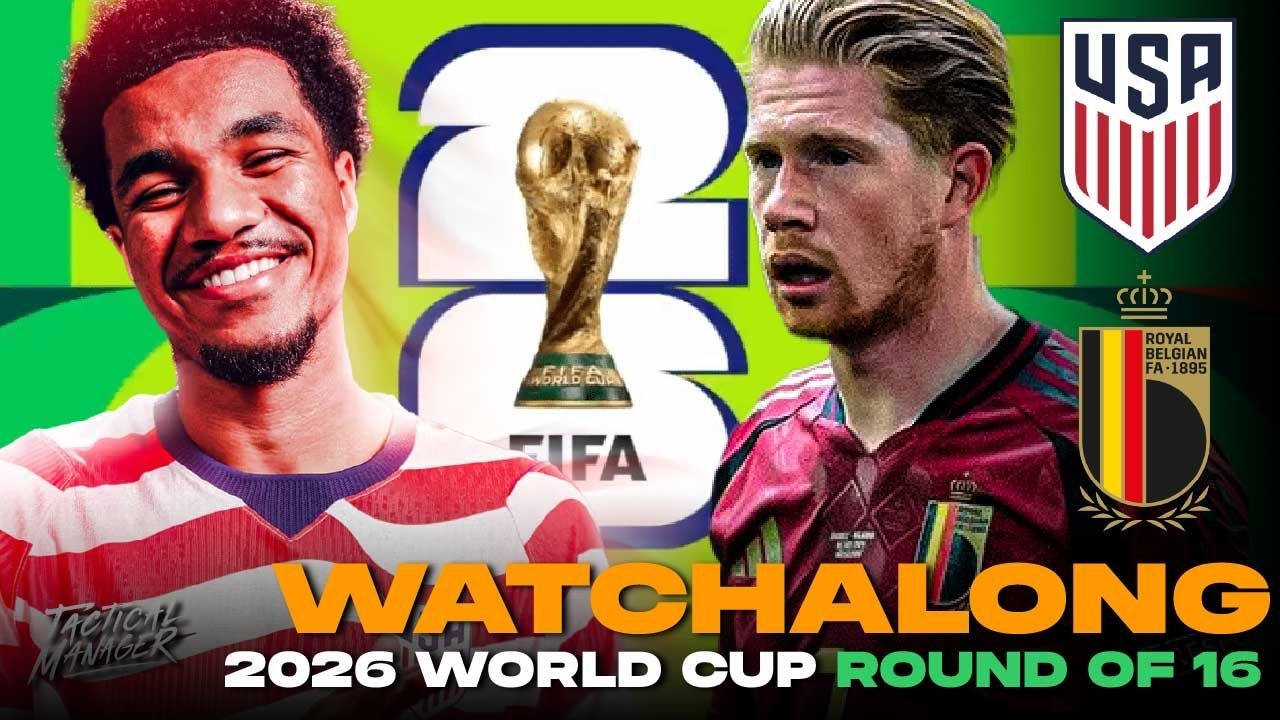USA vs Belgium Live watchalong | USMNT 2026 World Cup Watch Party