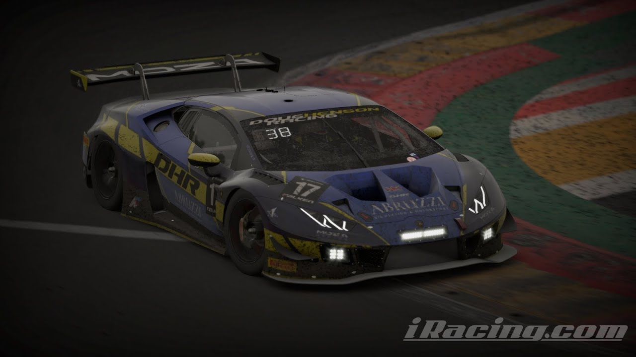 iRacing - Lamborghini Huracán GT3 EVO - Spa 24 - DHR Fastest Race Lap Onboard