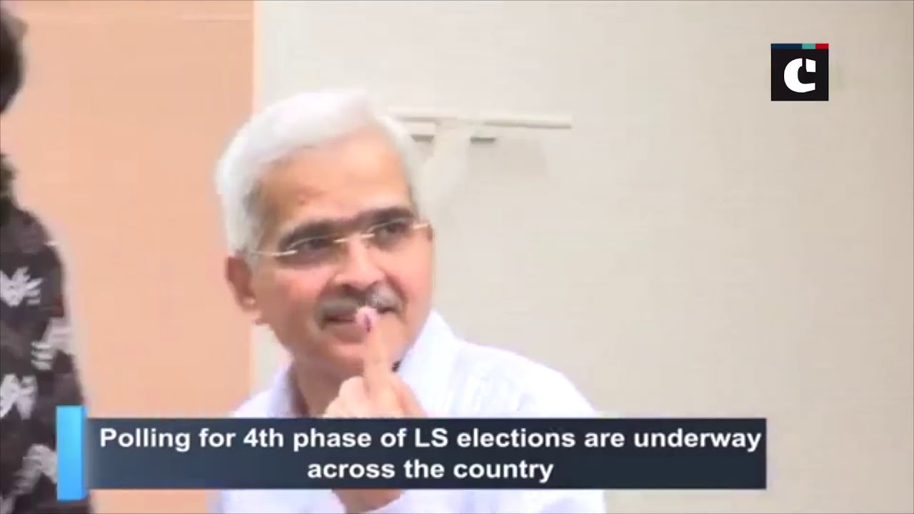 LS Polls: RBI Governor Shaktikanta Das casts his vote in Mumbai