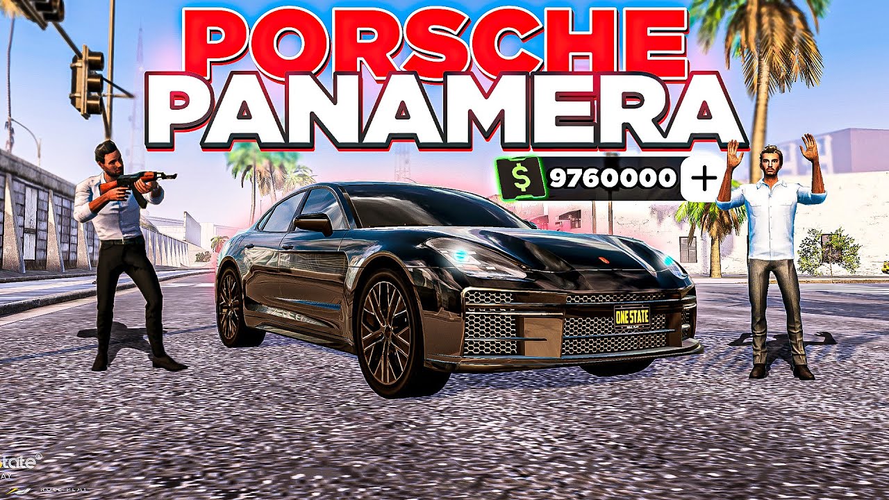 GANHEI A PORSCHE PANAMERA DO ONE STATE RP E USEI ELA PARA ASS4LTAR