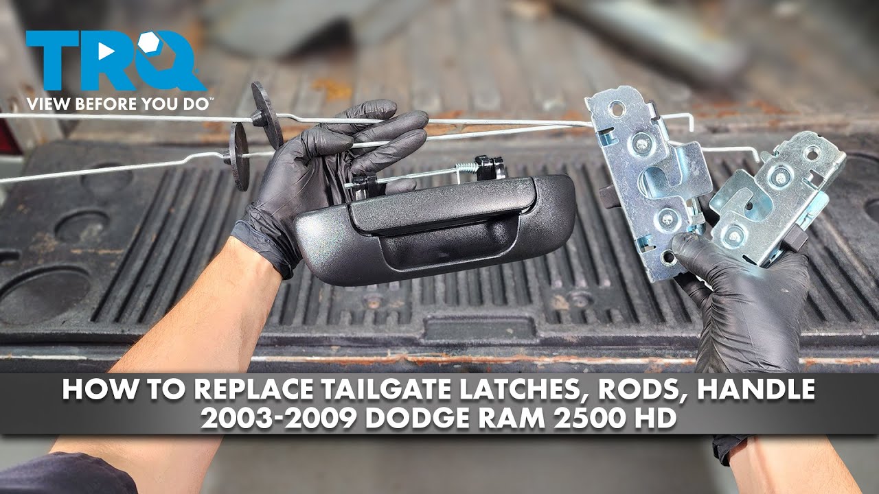 How to Replace Tailgate Latches, Rods & Handle 2003-2009 Dodge Ram 2500 HD