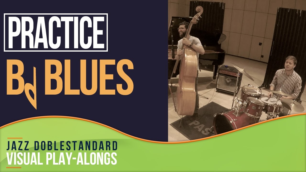 Bb Blues I Visual  Jazz Doblestandard Play-Alongs