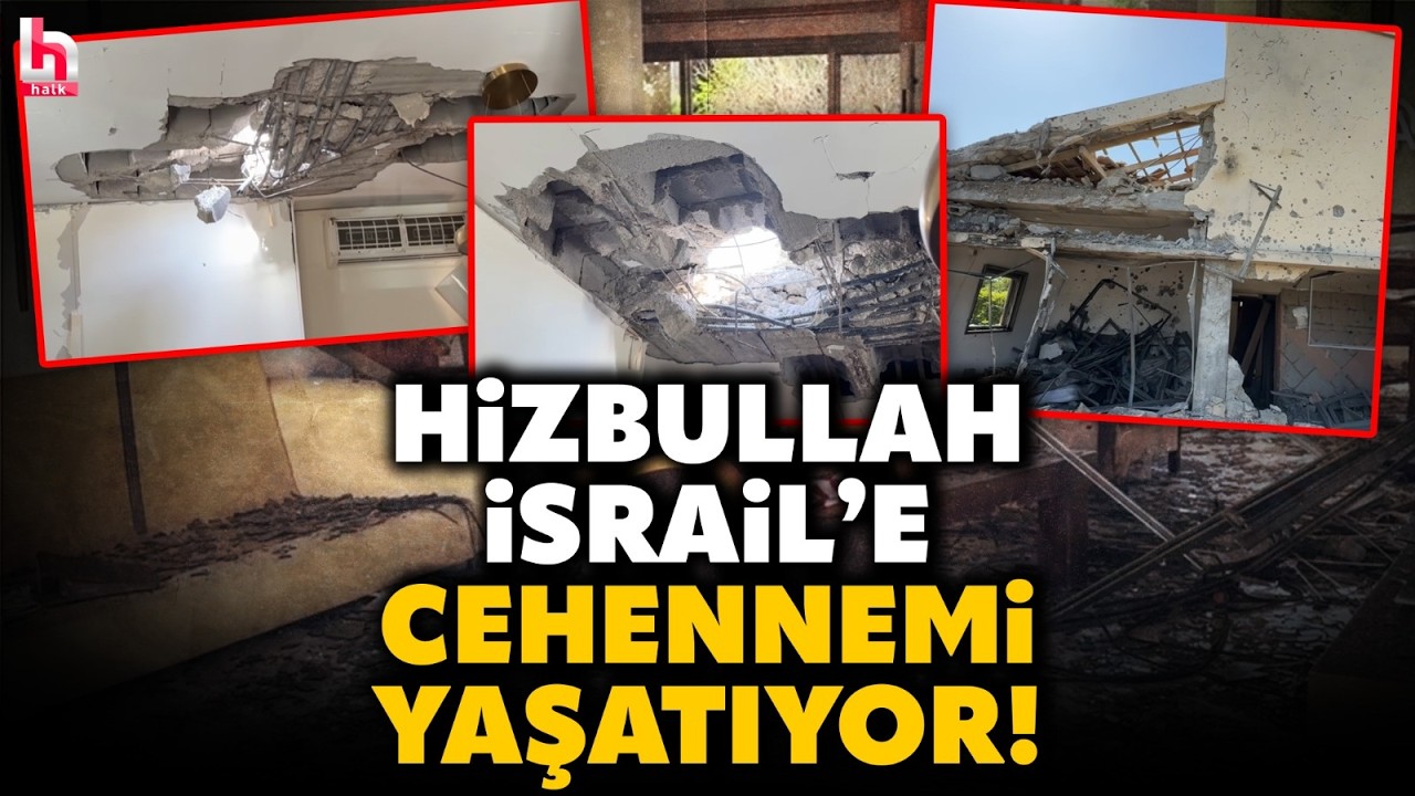 Hizbullah'tan İsrail'e şok misilleme: Kilometrelerce uzaktan atılan füze daireye böyle isabet etti!