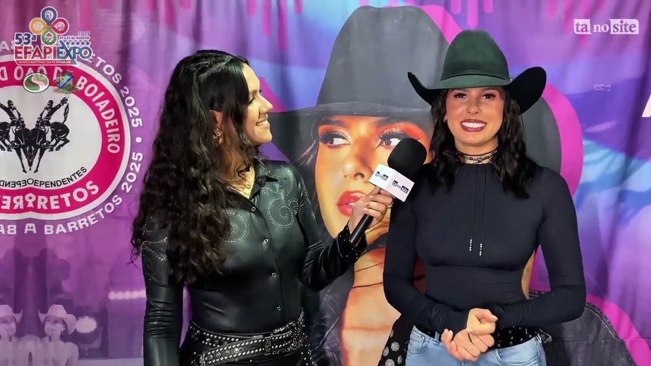ANA CASTELA ENCANTA EM ENTREVISTA EXCLUSIVA ANTES DO SHOW NA 53ª EFAPI | PORTAL TÁ NO SITE