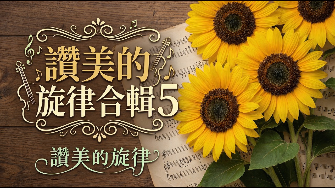 讚美的旋律 合輯 (5) | 10首感動的敬拜詩歌合輯｜安靜禱告・信靠耶穌・恩典滿溢 | Worship Hymns 4K 官方歌詞 MV