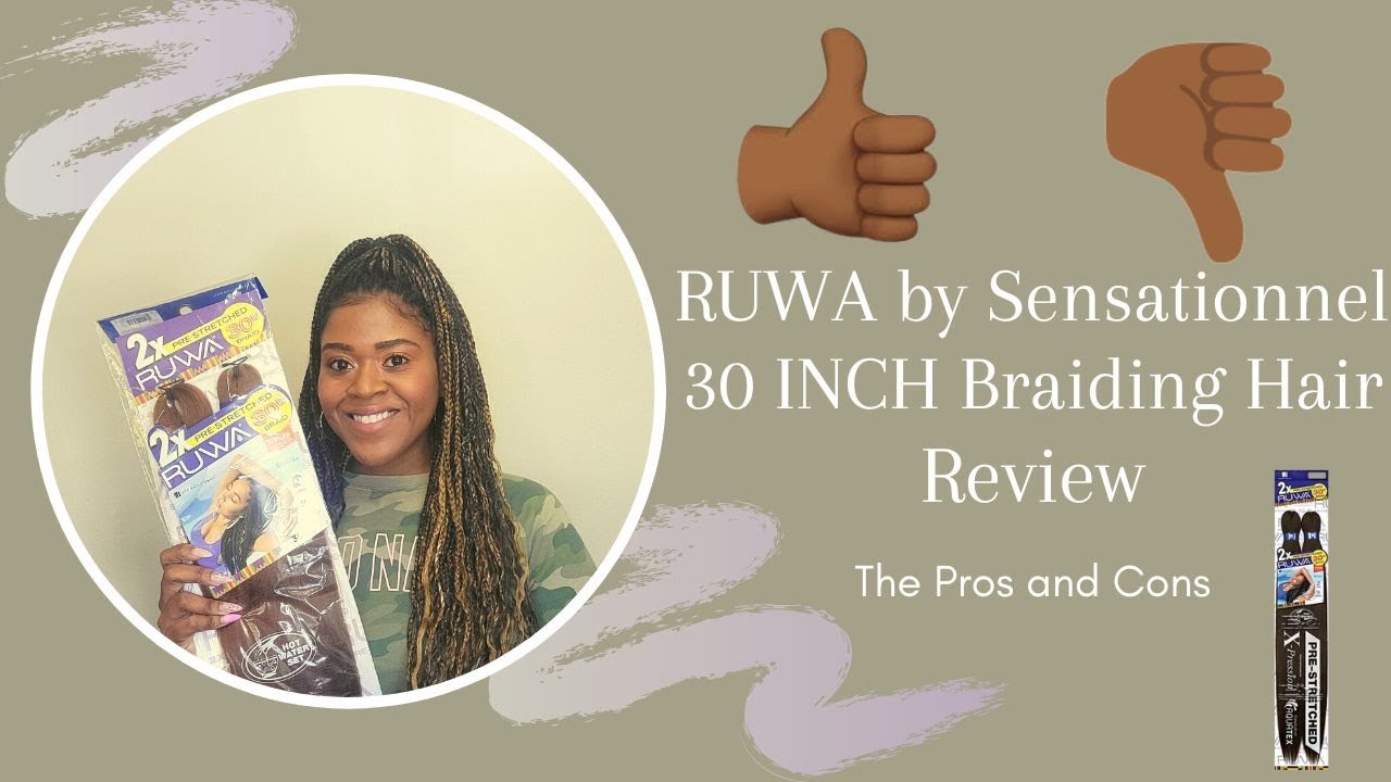 SENSATIONNEL RUWA 30 Inch Braiding Hair Review | Is this the BEST Braiding Hair?