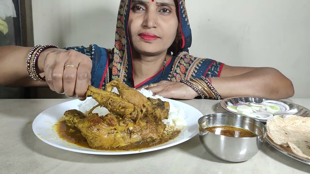 Best spicy homecocked chicken leg piece recipe #mukbang #asmr