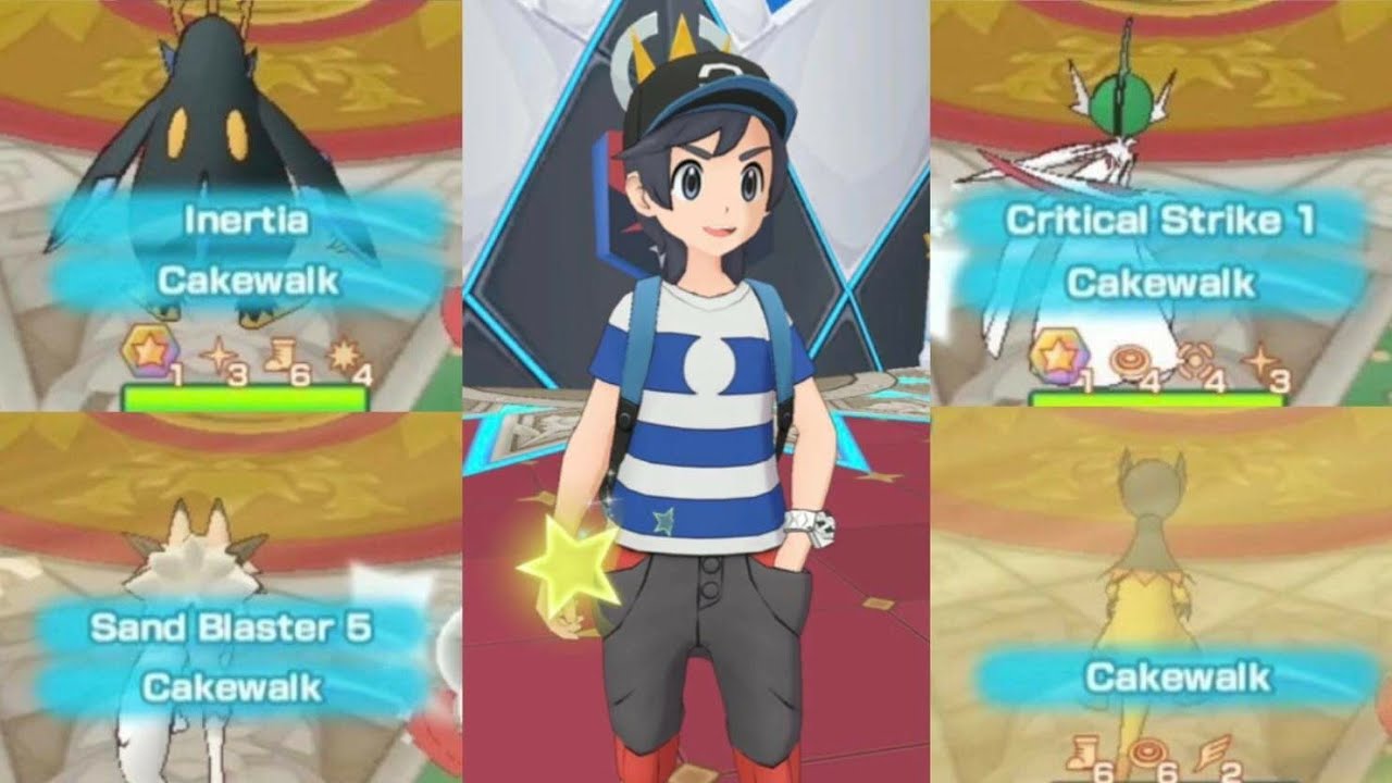 Making Cakewalk a cakewalk with Trip Up Elio (Unova Champion Stadium Week 65) [Pokemon Masters EX]