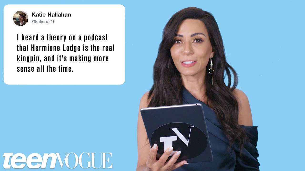Riverdale's Marisol Nichols Discovers Riverdale Fan Theories | Teen Vogue