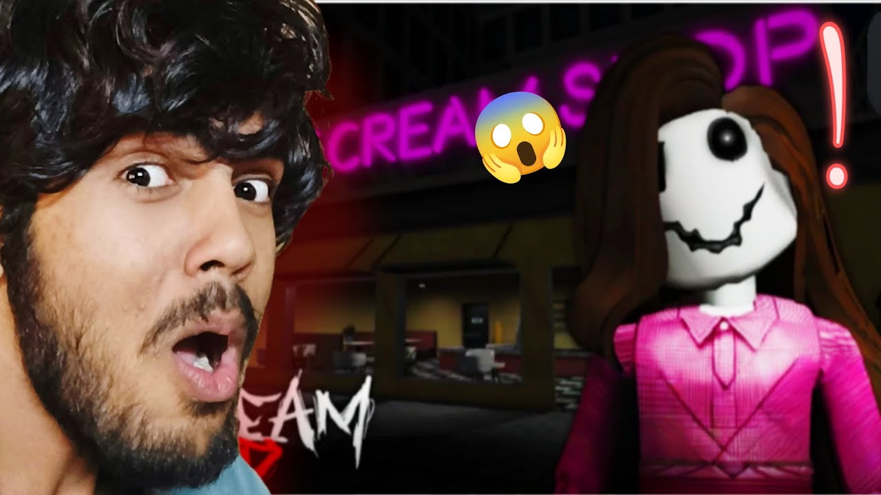😰Working at a Scary Ice Cream🍨Shop | Roblox Gameplay 
