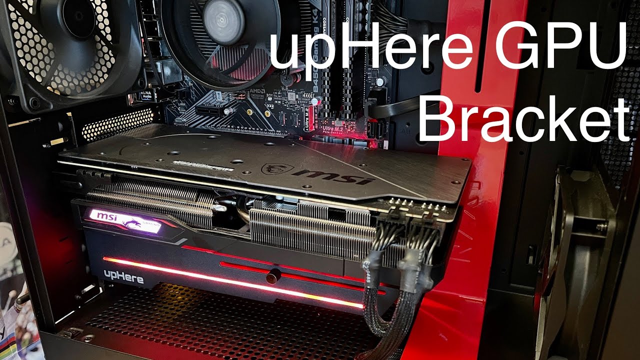 Кронштейн для графического процессора upHere RGB — устраните провисание графического процессора с...