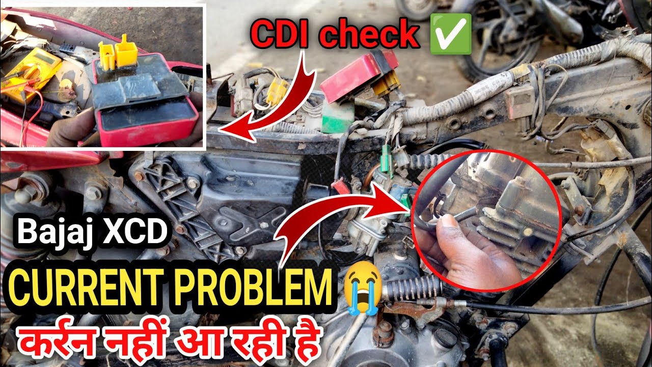 Bajaj XCD 125 || Current problem solve kaise Karen.😲#bajaj #xcd125 #current #problem #mithunmechanic