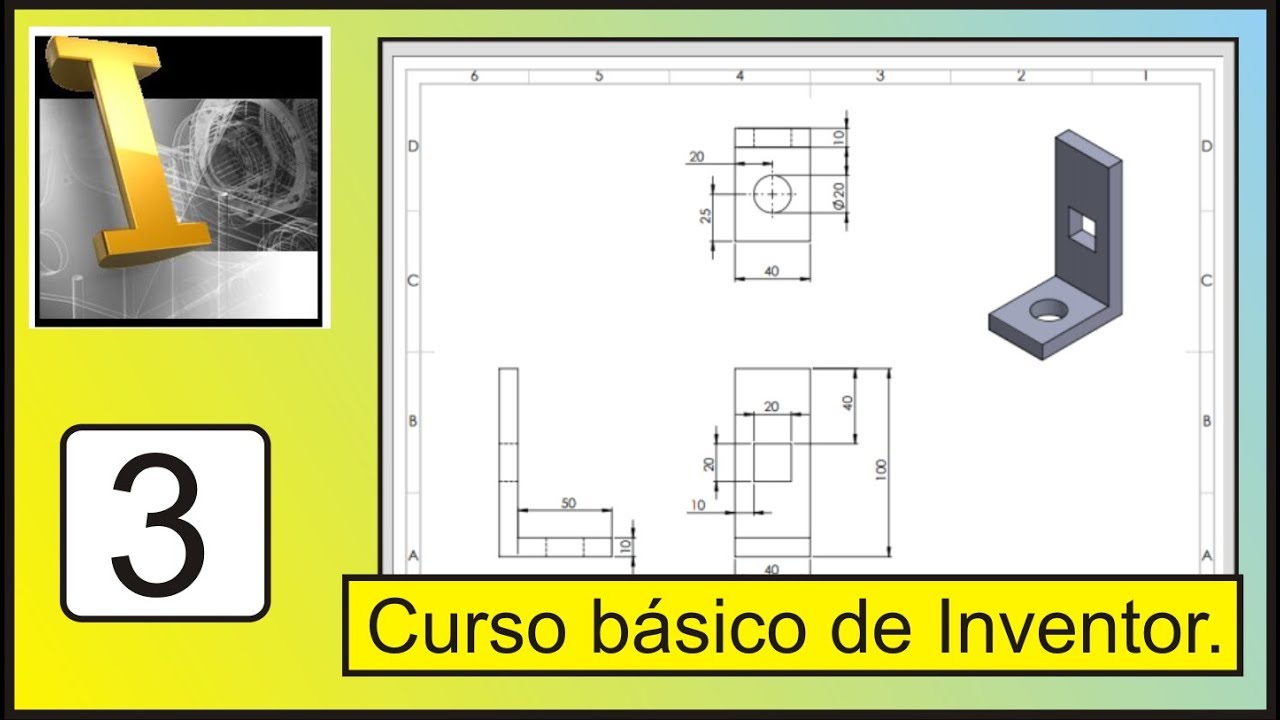 Curso B&aacute;sico de Autodesk Inventor Principiantes #3 | Diego Gaona