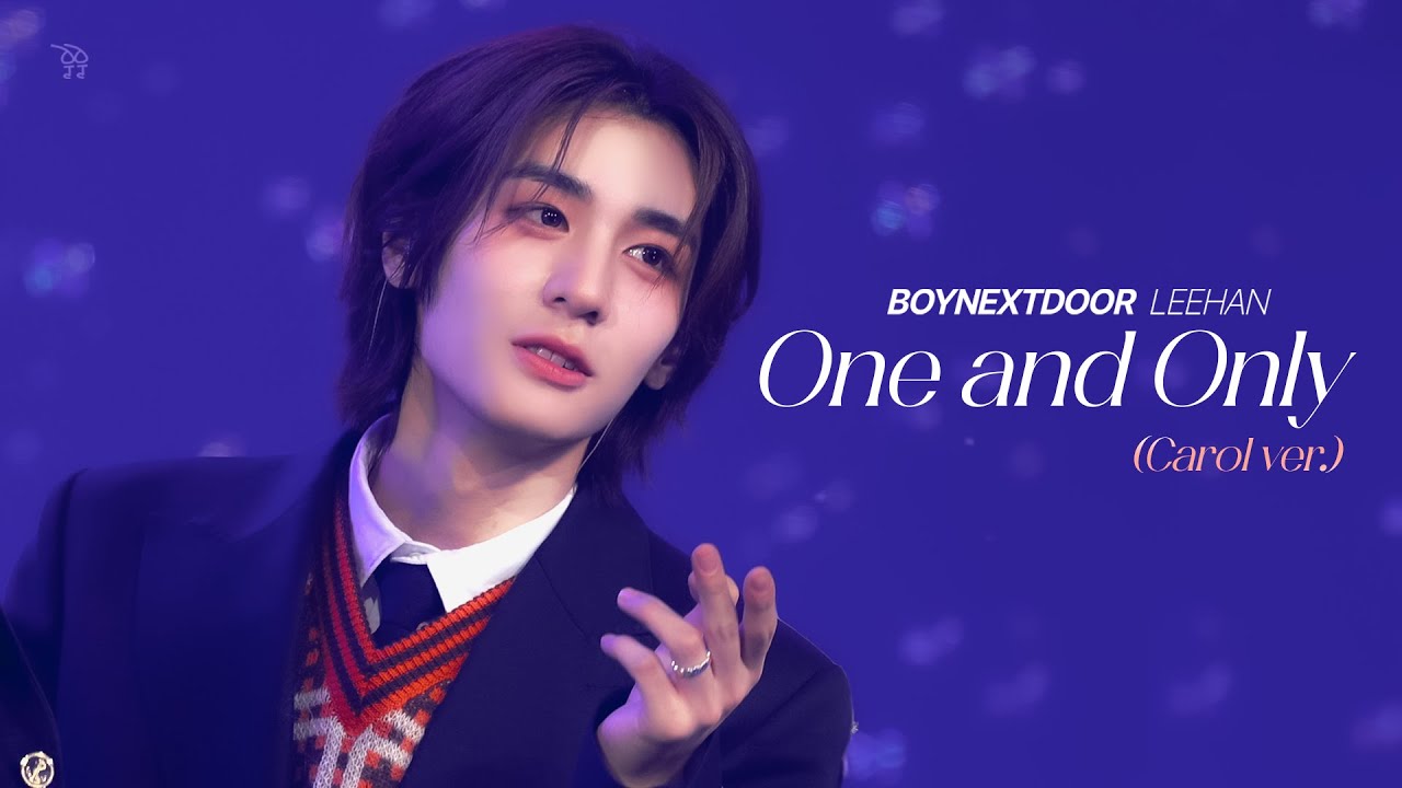 [4K] 231225 SBS 가요대전 | BOYNEXTDOOR ‘One and Only (Carol ver.)’ LEEHAN FOCUS FANCAM 보이넥스트도어 이한 직캠