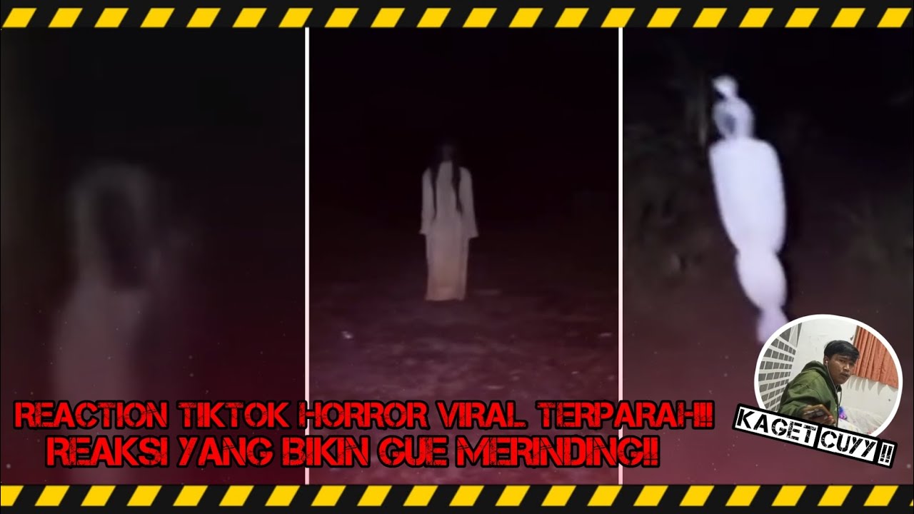 REACTION TIKTOK HORROR VIRAL TERPARAH!! REAKSI YANG BIKIN GUE MERINDING!! EPS 13 #fyp #horror #viral