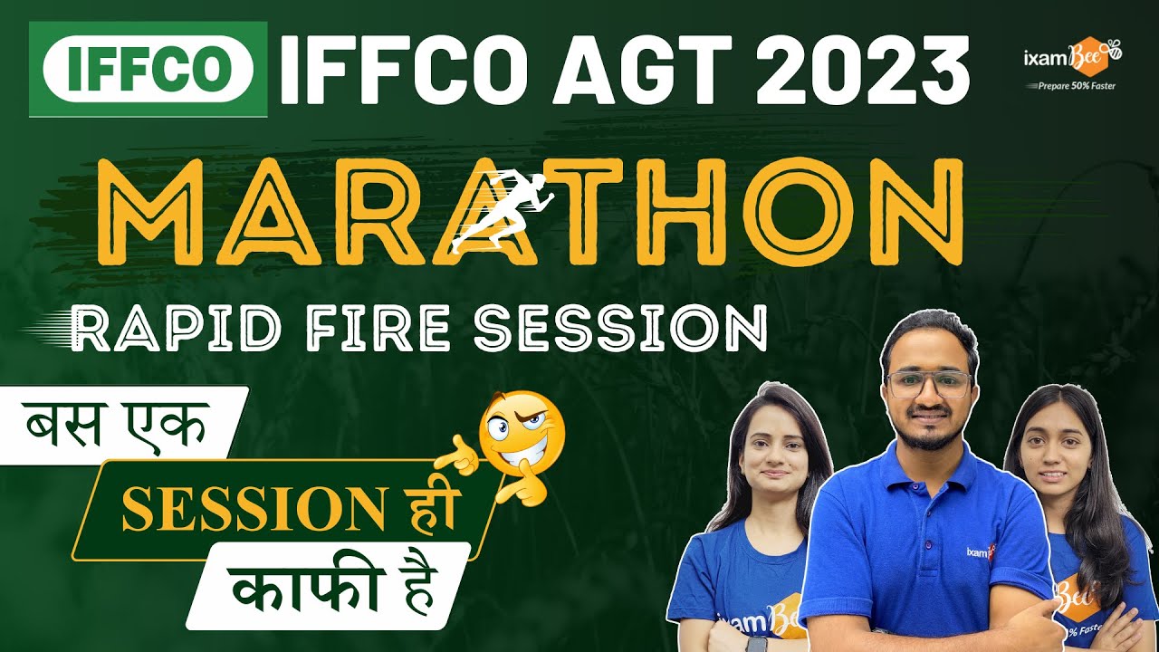 IFFCO AGT 2023 || Marathon || Rapid Fire Session || Top 100+ Questions