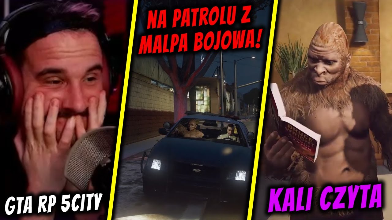 NOWA JEDNOSTKA W LSPD - MAŁPA BOJOWA! (GTA 5 RP 5CITY)
