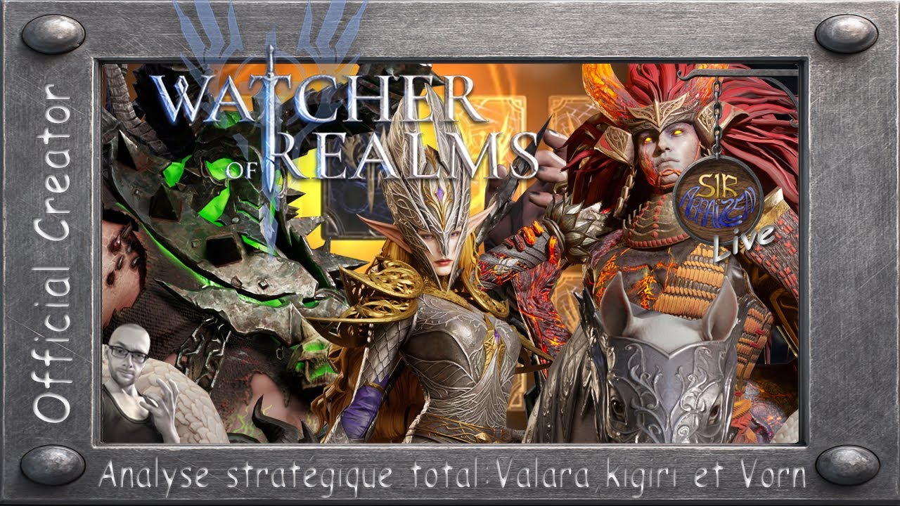 Watcher of Realms: analyse strat&eacute;gique total : Kigiri, Valara et Vorn