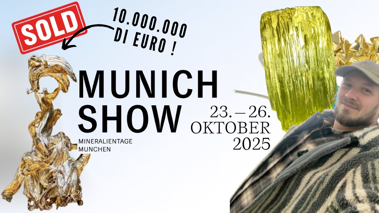 Munich Mineral Show 2025 – Venduto un campione 10 milioni!