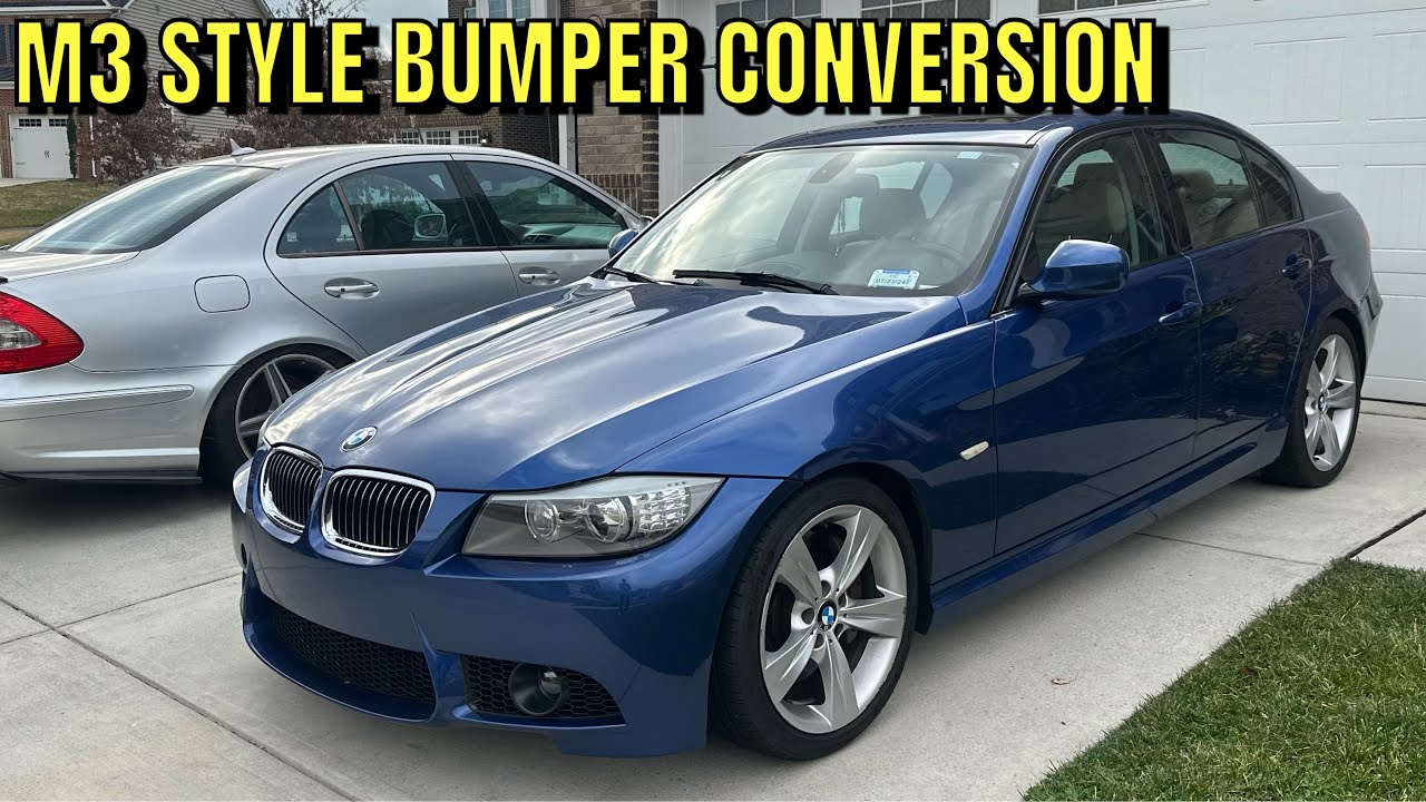 Transforming Our BMW 335i into an E90 M3 | Full Bumper Conversion & Final Installation