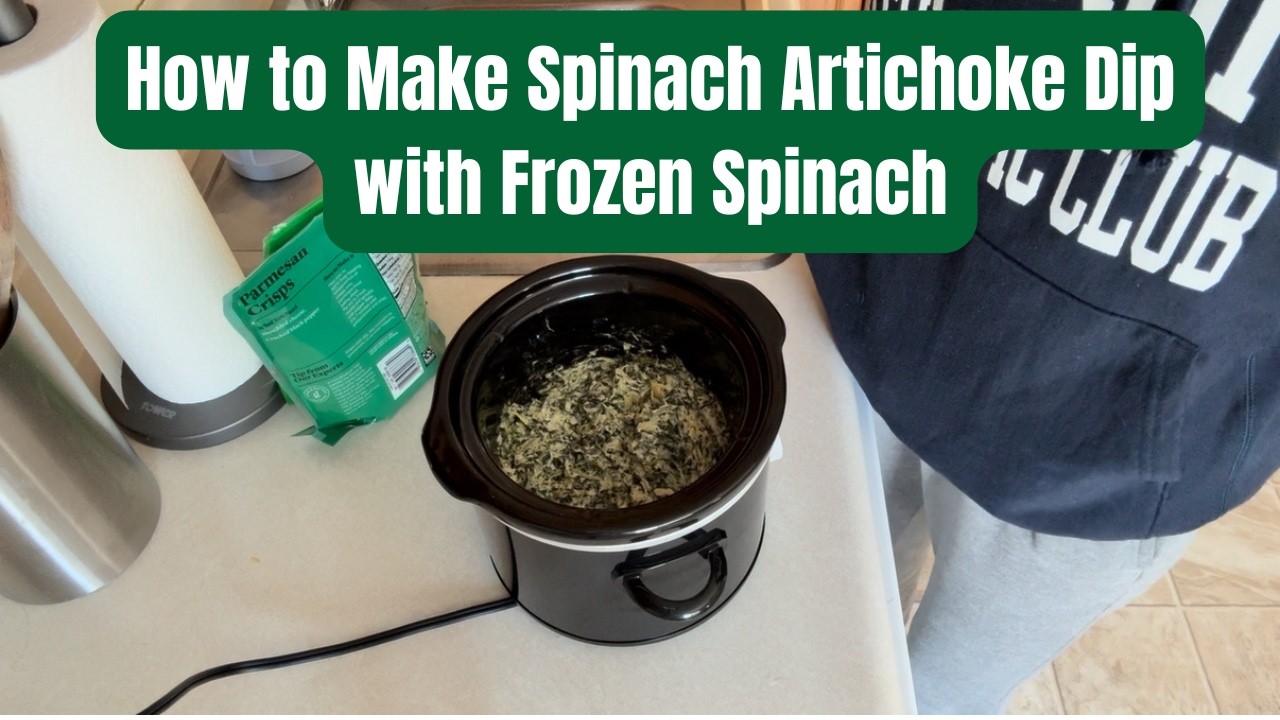 How to Make Spinach Artichoke Dip with Frozen Spinach