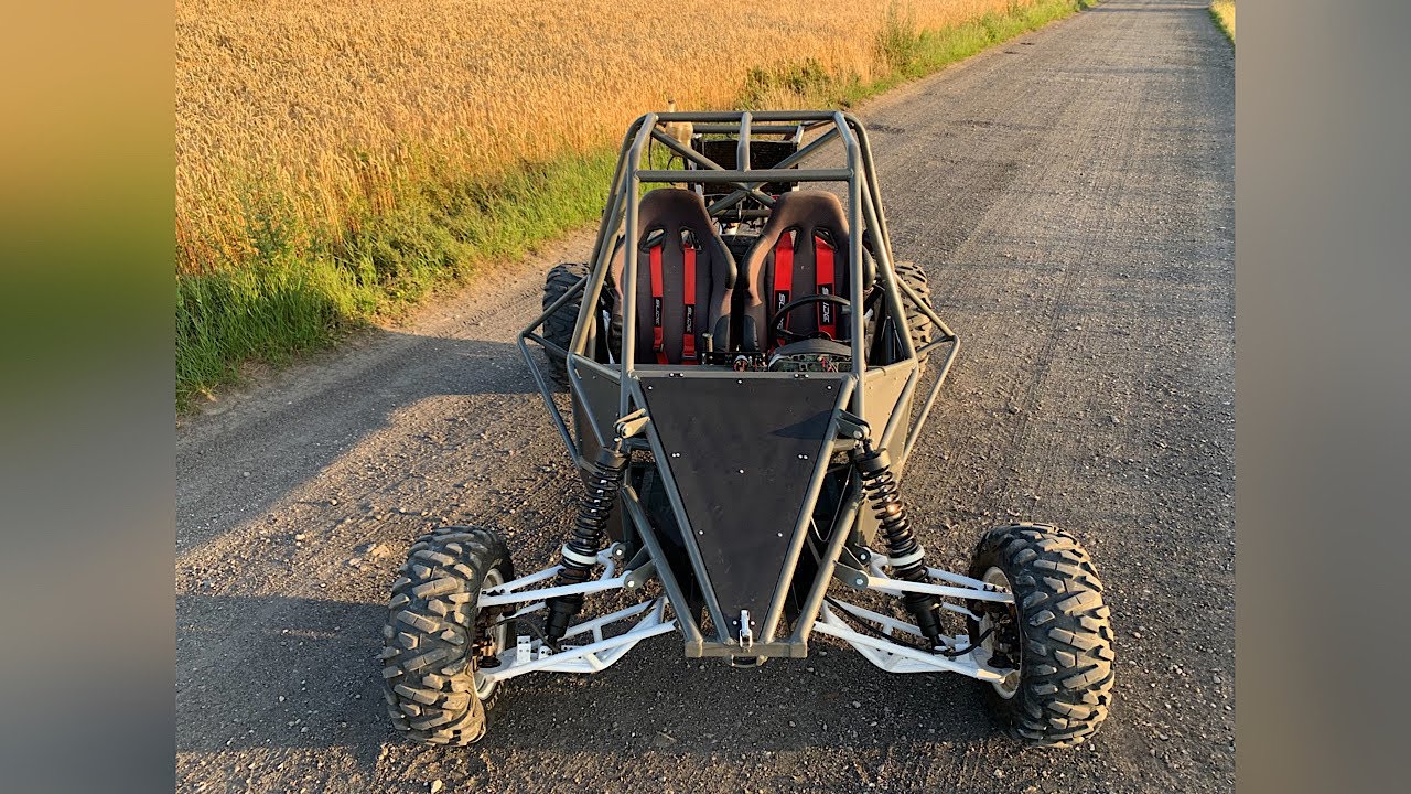 Homemade 164hp Buggy CBR 1100XX Blackbird, walk around. Polska.